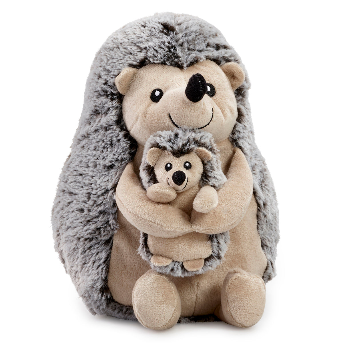 Snuggle Buddies Mummy and Baby Hedgehog Soft Toy