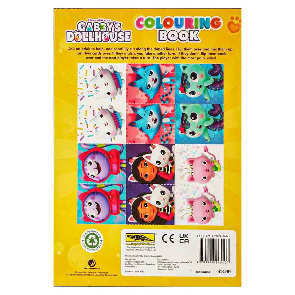 Gabbys Dollhouse Colouring Book