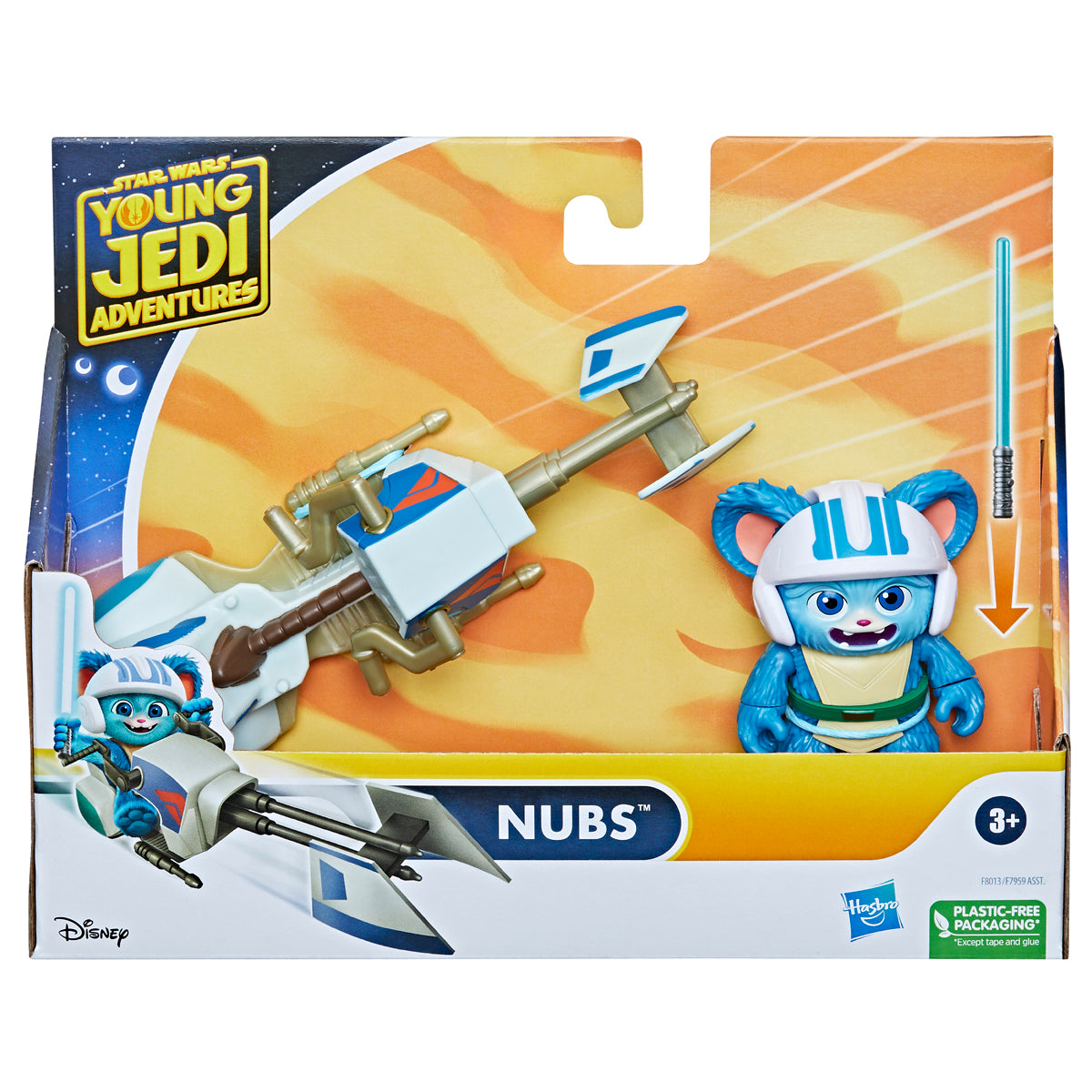 Star Wars Young Adventures Figure and Speeder Bike (Styles Vary)