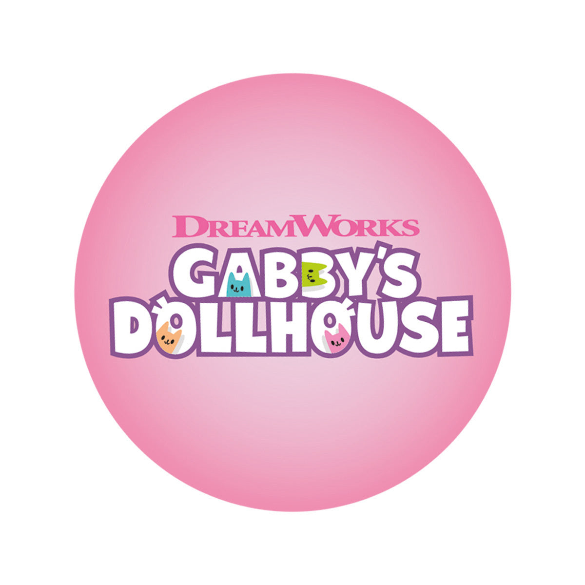Gabbys Dollhouse Wrapping Paper - 2 Sheets and 2 Tags
