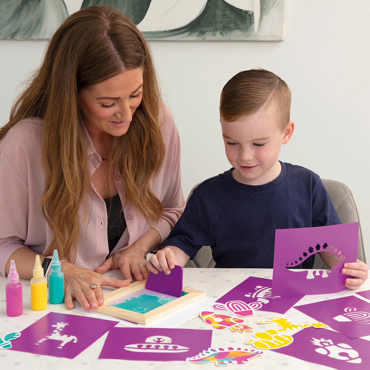 Galt Screen Print Stickers Craft Set