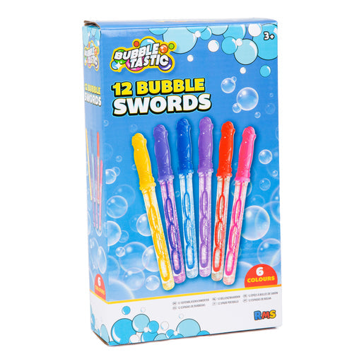 BubbleTastic Bubble Swords 12 Pack