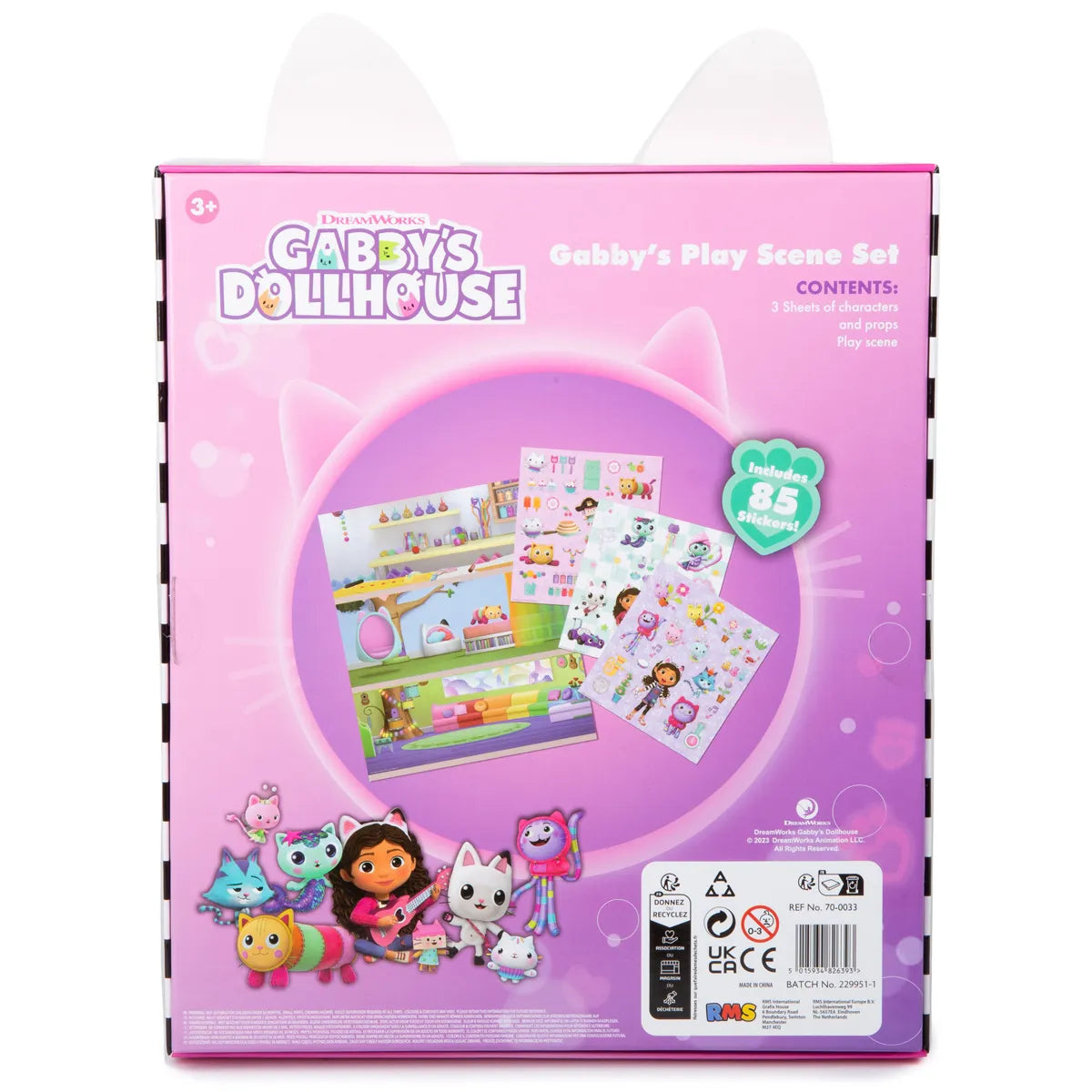 Gabby's Dollhouse Gabby's Sticker Play Scene Craft Set