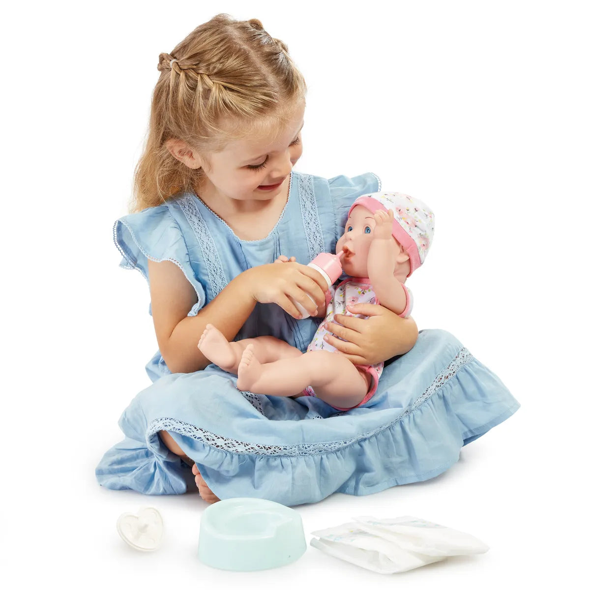 Cupcake Drink and Wet Phoebe Baby Doll