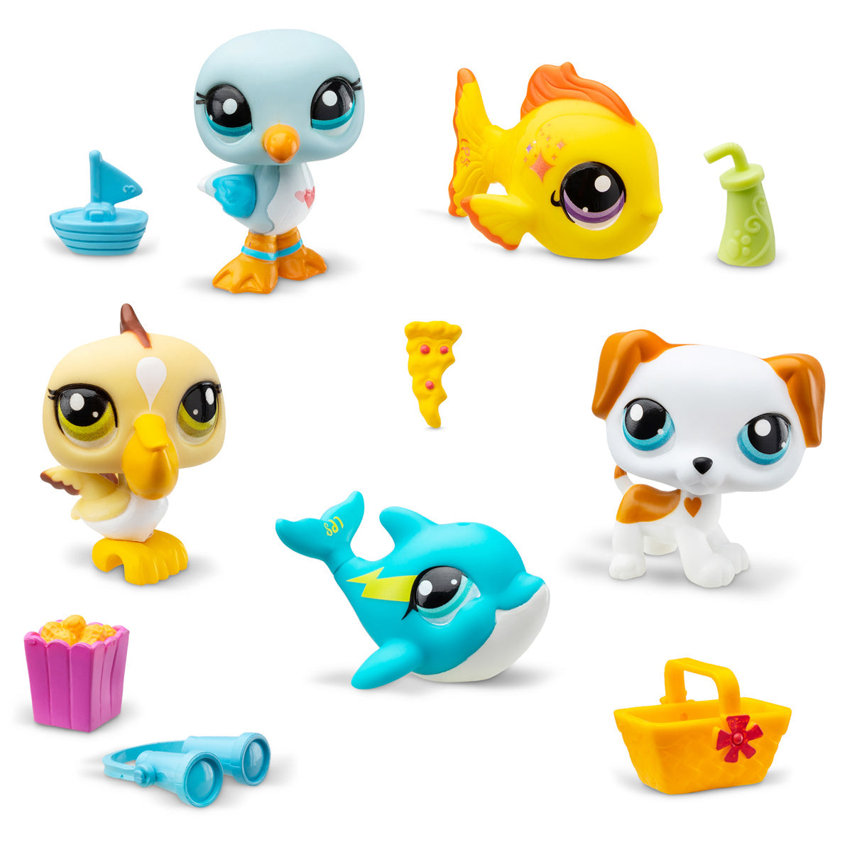 Littlest Pet Shop Beach Besties 5 Figure Collector Set