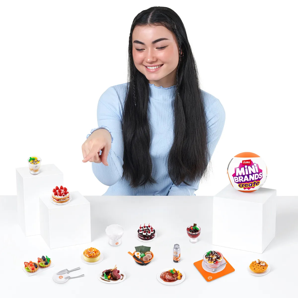 Mini Brands Create MasterChef Mystery Capsule by ZURU (Styles Vary)