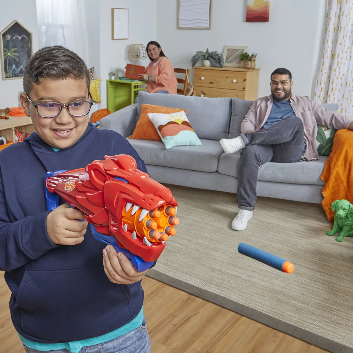 Nerf Wild Lionfury Easy Play Dart Blaster