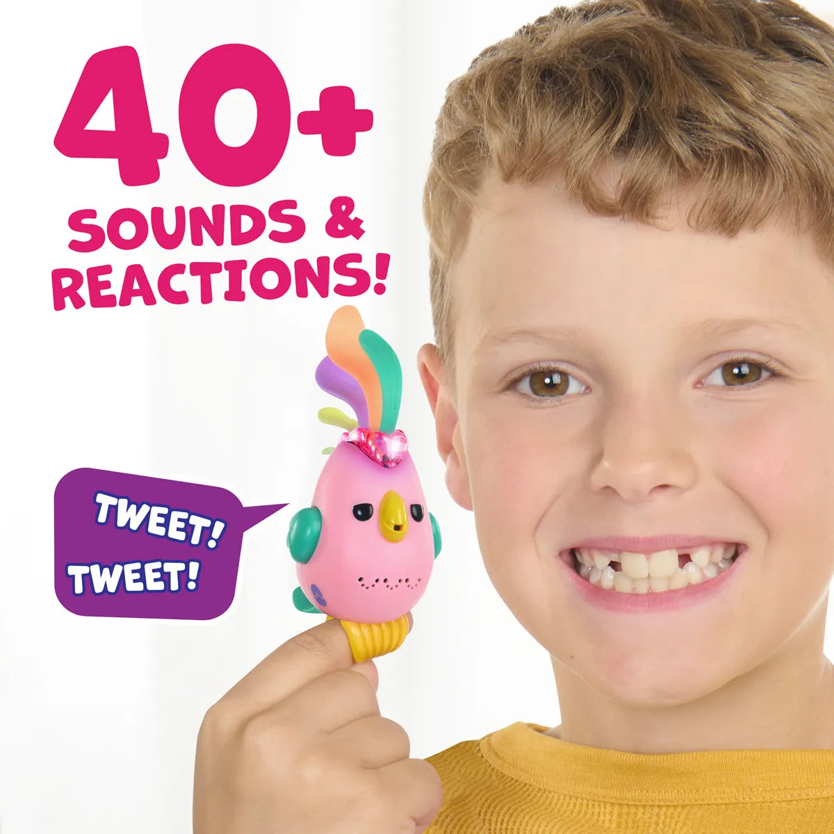 Fingerlings Sweet Tweets Pink Bird Electronic Pet