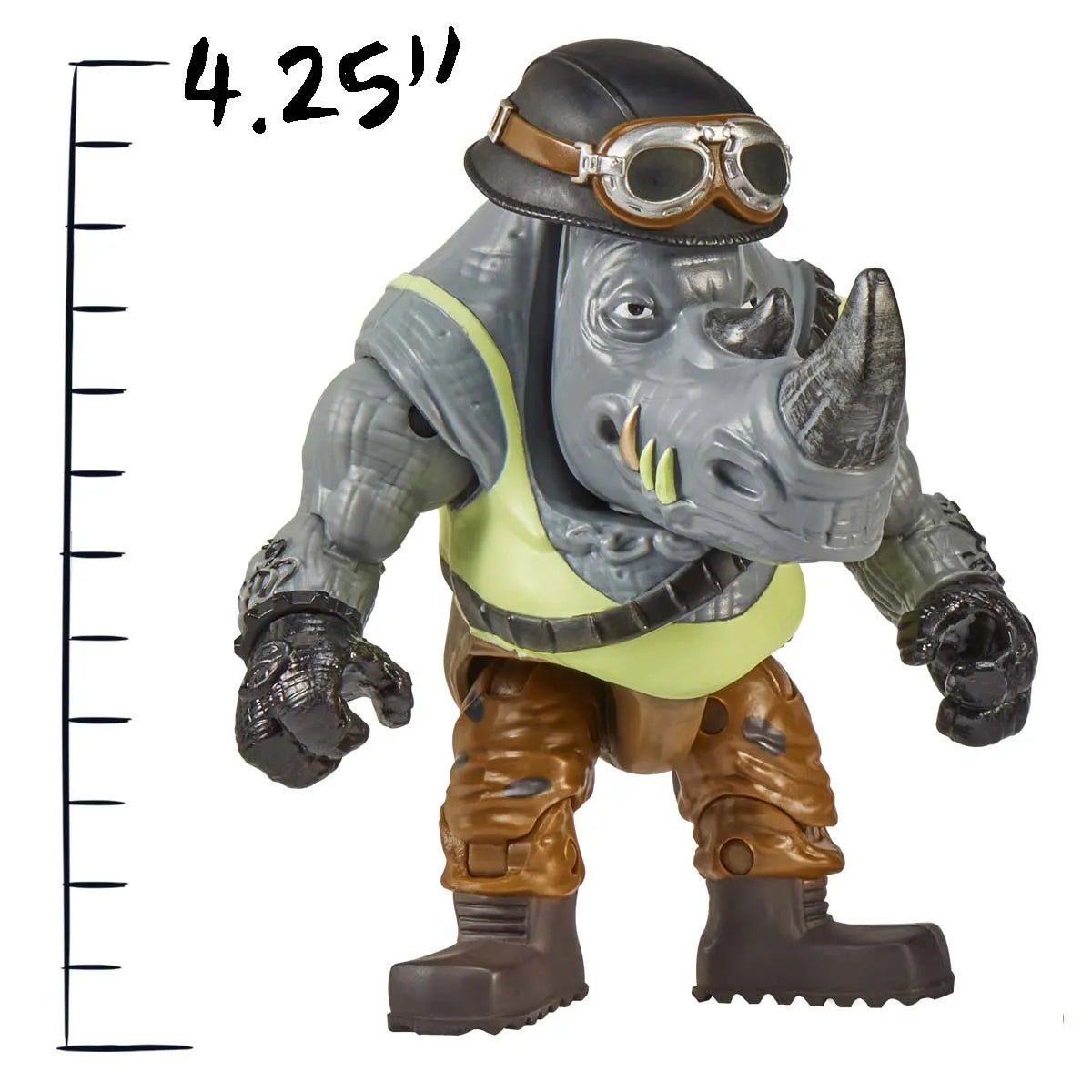 Teenage Mutant Ninja Turtles Mutant Mayhem Chopper Cycle with Rocksteady Figure