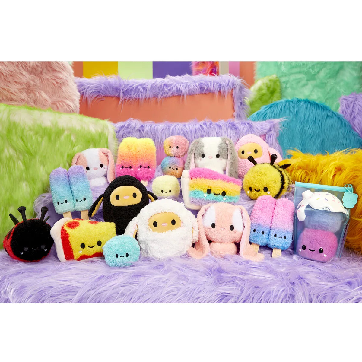 Fluffie Stuffiez Cake Soft Toy (Styles Vary)