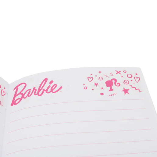 Barbie Fluffy Diary Stationery Craft Set