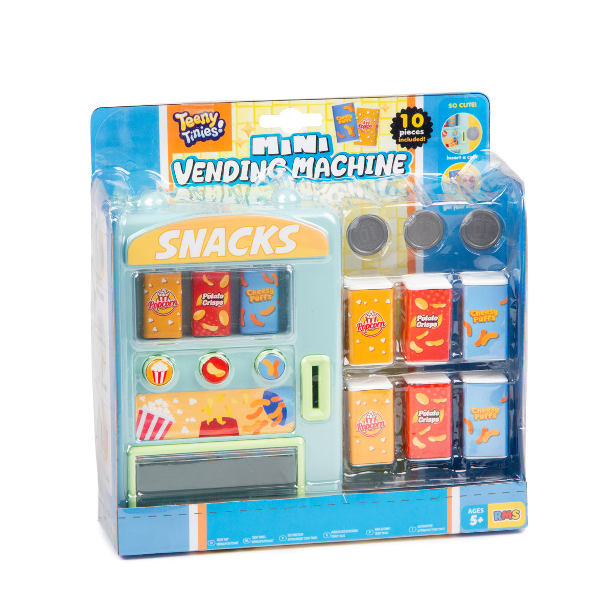 Teeny Tinies Mini Snacks Vending Machine Playset