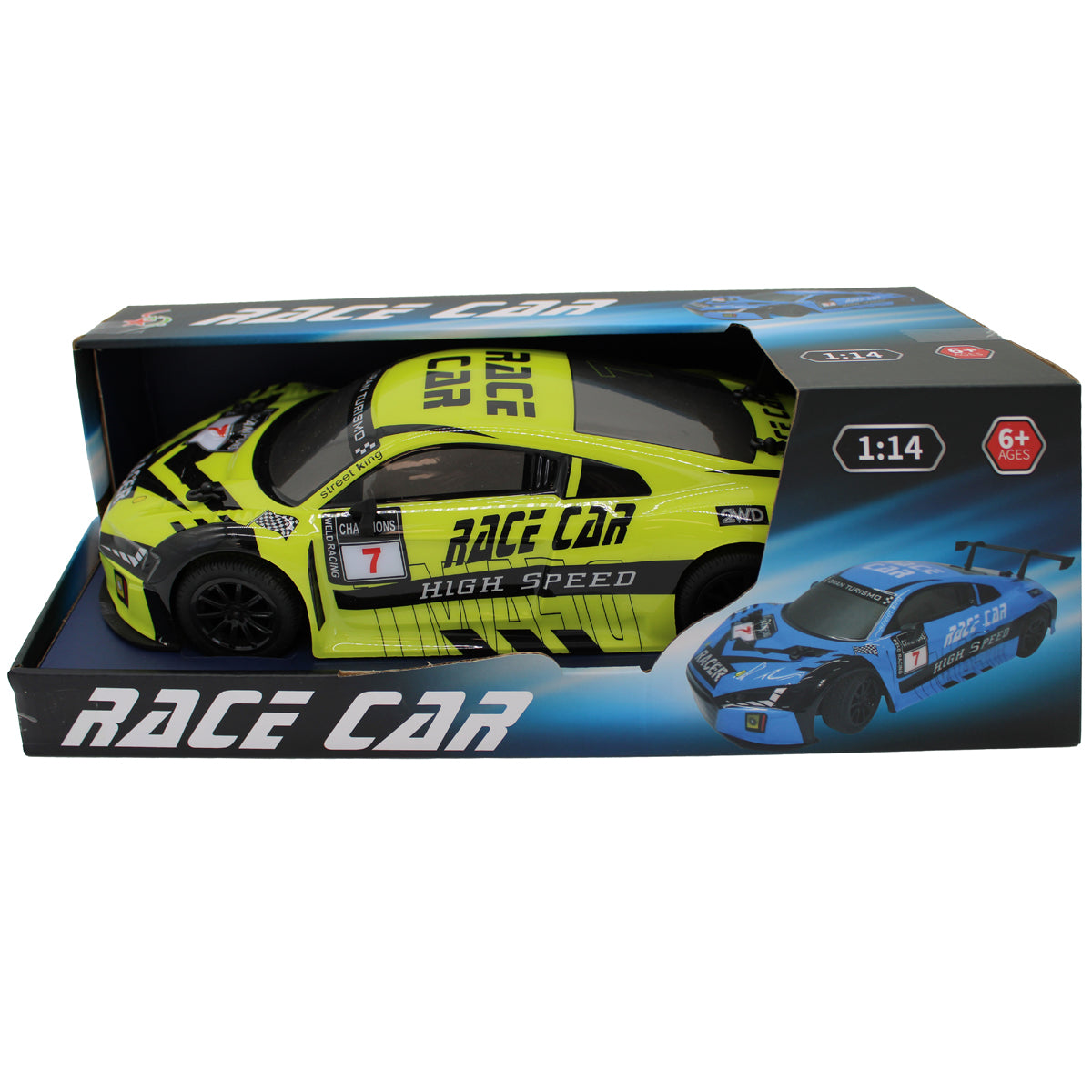High Speed Race 1:14 RC Car (Styles Vary)