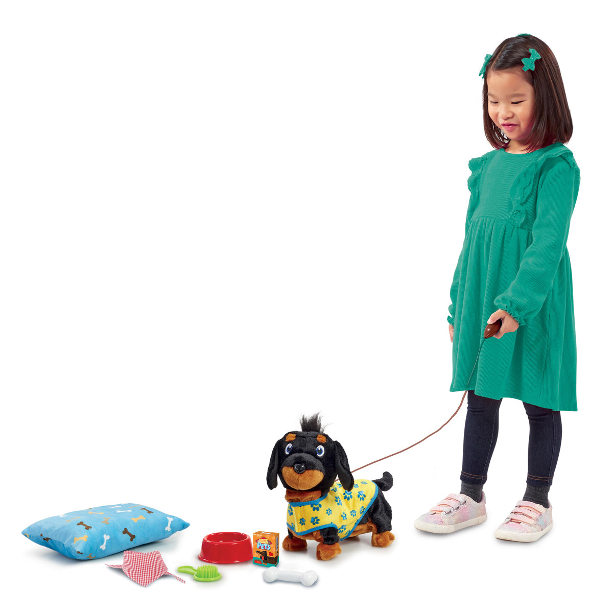 Pitter Patter Pets Wiggle Jiggle Dachshund Deluxe Electronic Pet