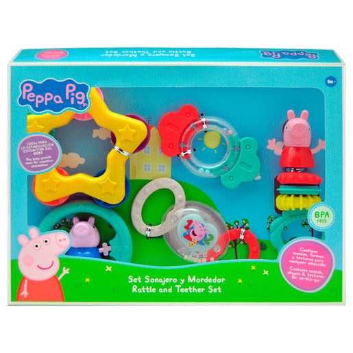 Peppa Pig Baby Rattle and Teething Set