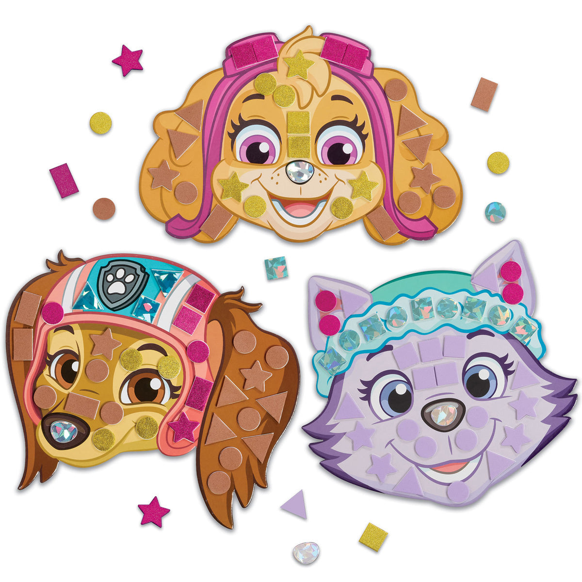 Paw Patrol Mosaic Pup Pictures Craft Set (Styles Vary)