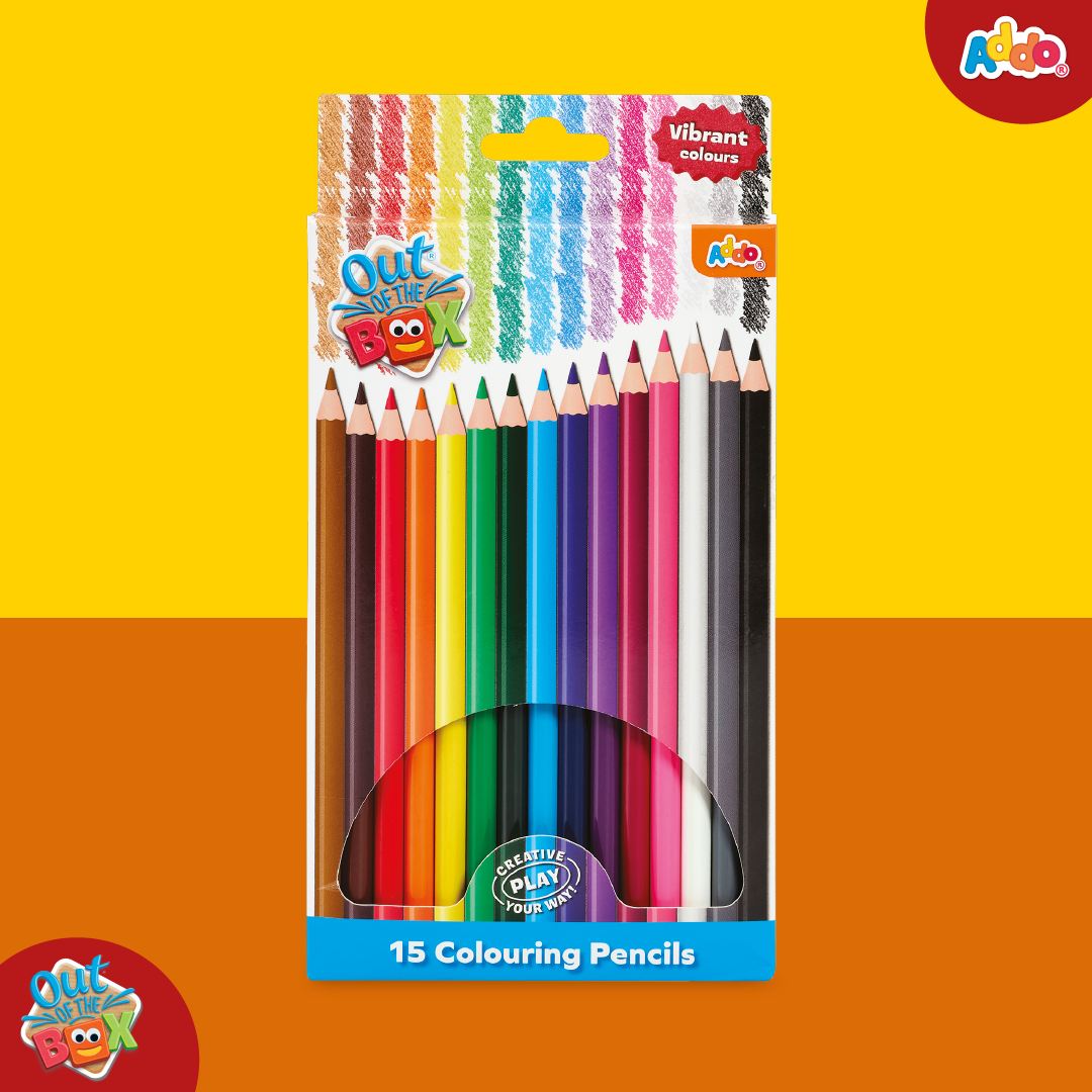 Out Of The Box Colour Pencils 15Pk
