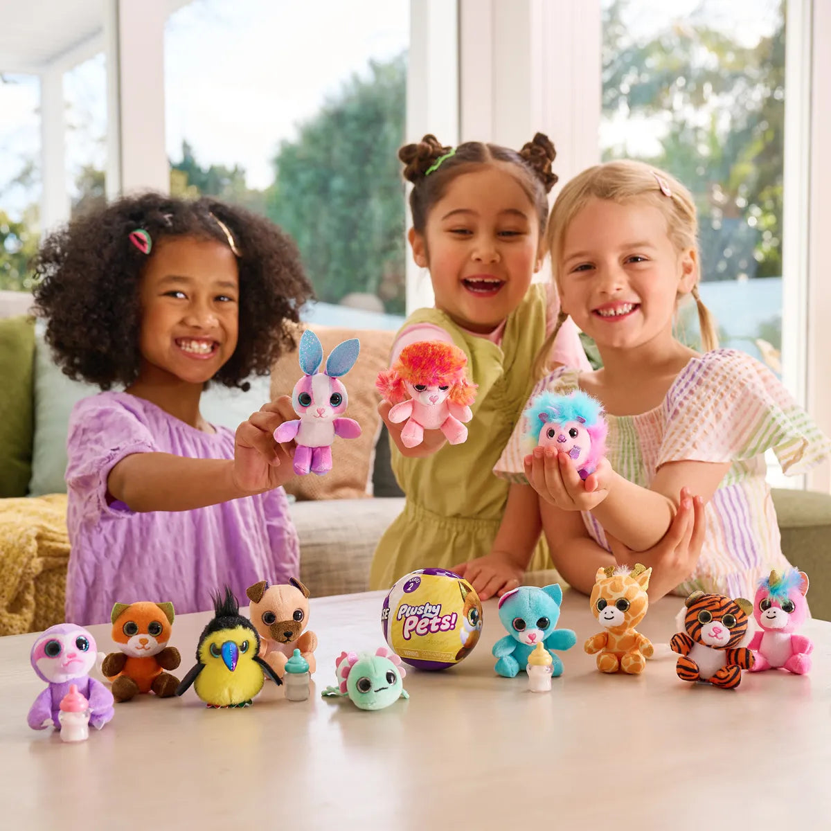 5 Surprise Series 2 Plushy Pets Mystery Capsule by ZURU (Styles Vary)