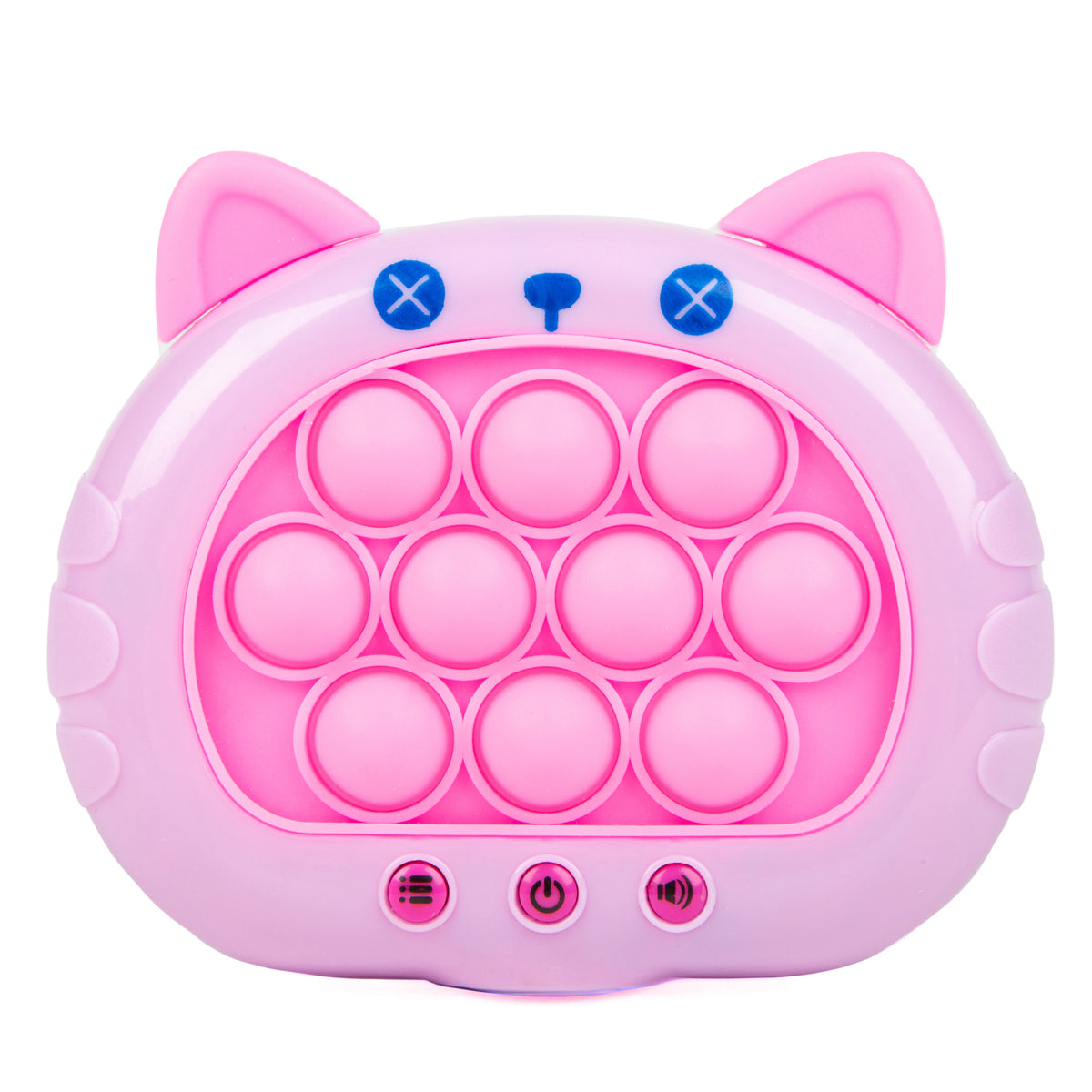 Pushi Popz Cat Gamer LED Light Up Fidget Game