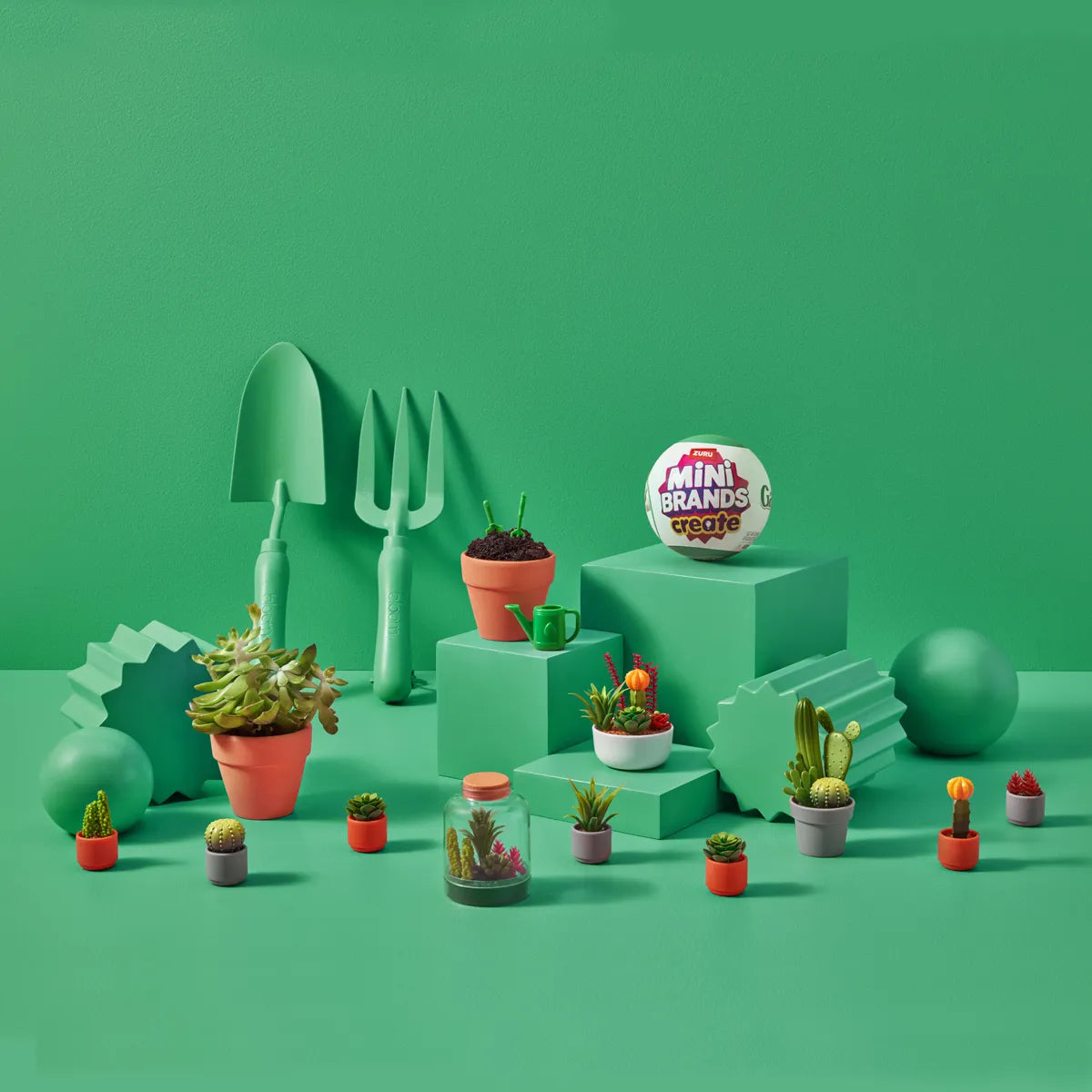 Mini Brands Create Mini Garden Mystery Capsule by ZURU (Styles Vary)