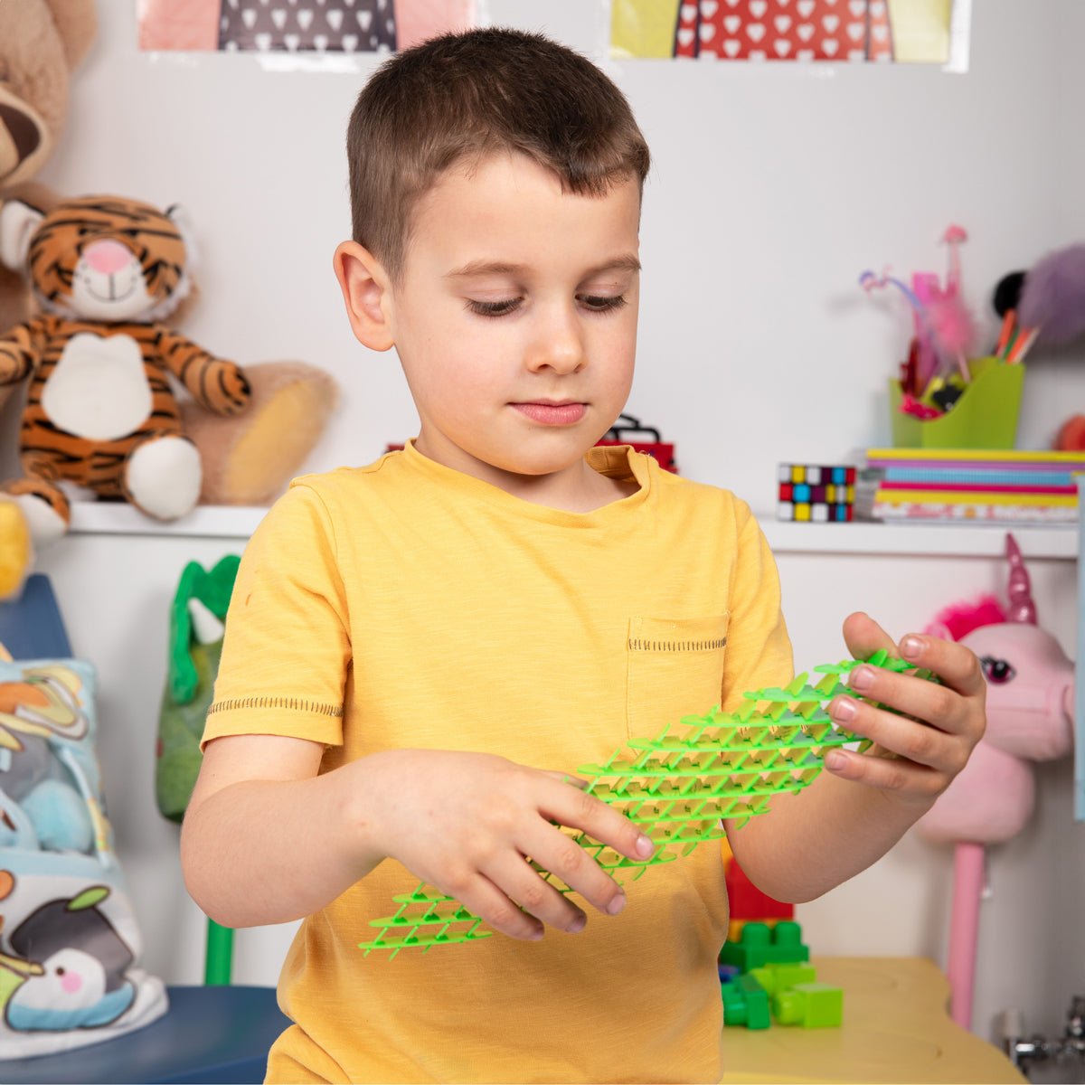 Flexi Worm Solid Colours Fidget Toy (Styles Vary)