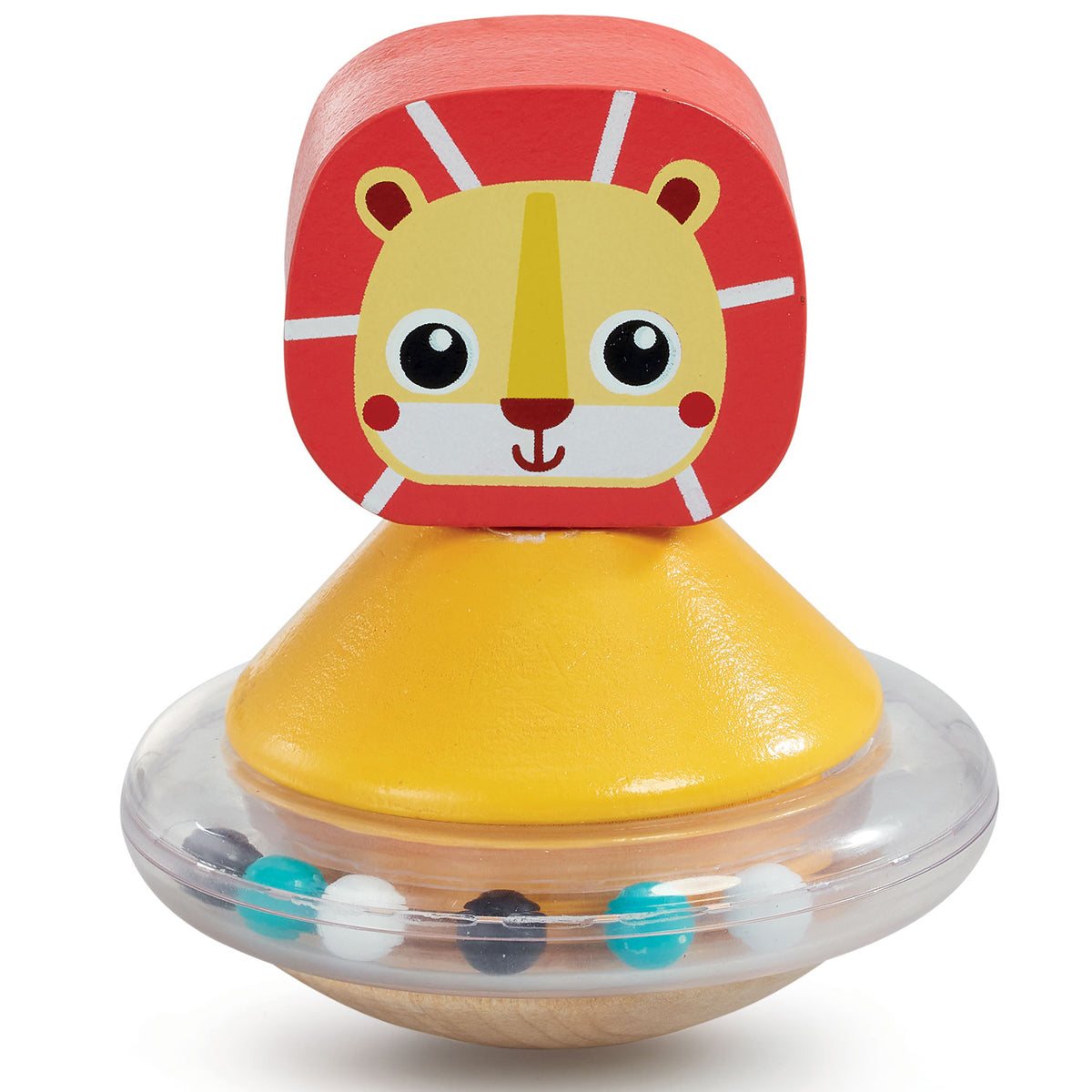 Early Learning Centre Wooden Roly Poly Lion Activity Toy