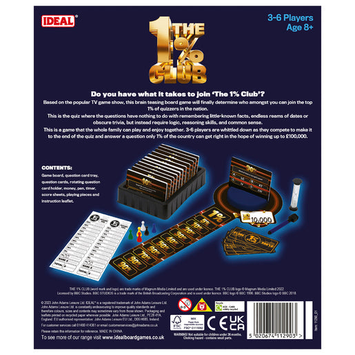 Ideal The 1% Club Board Game