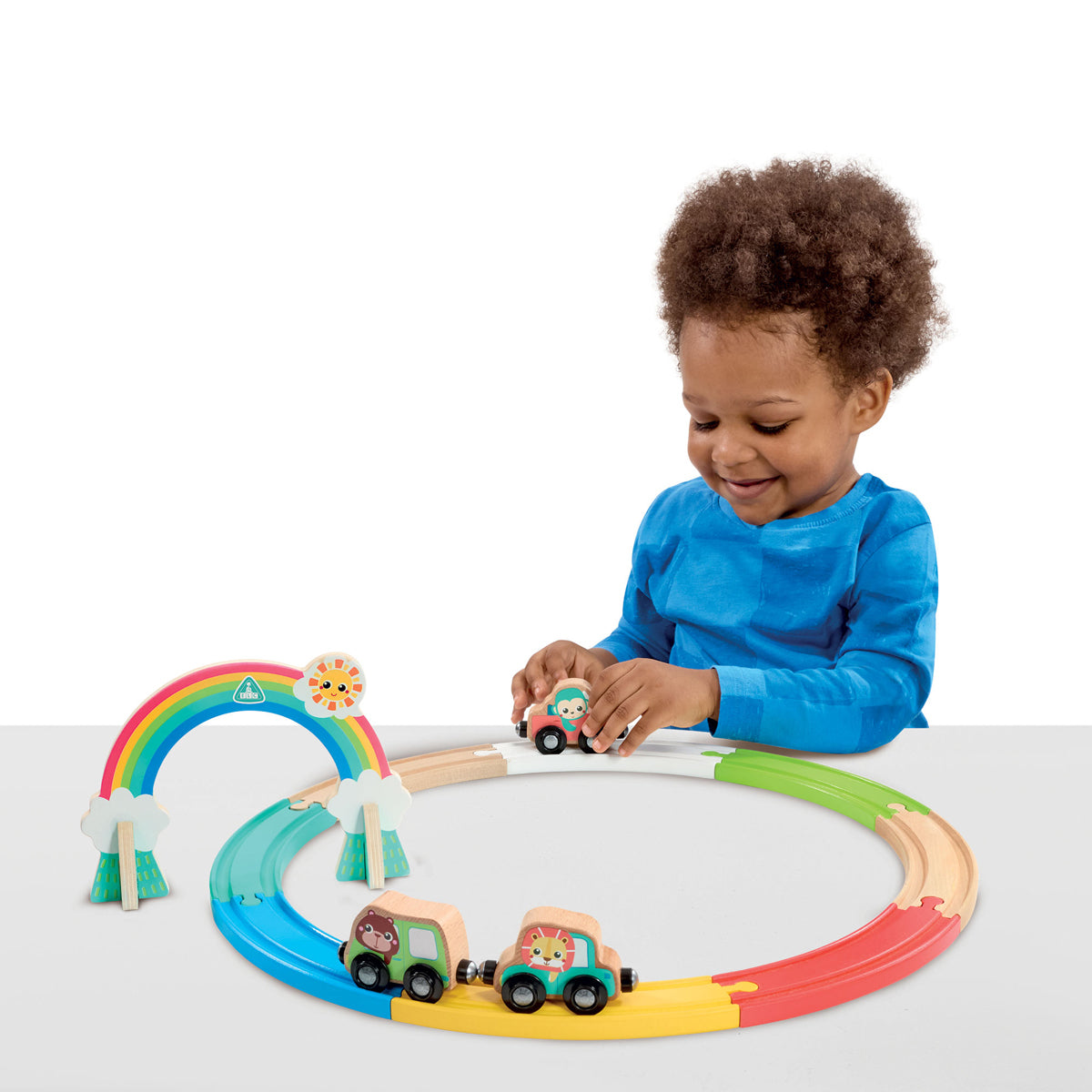 Early Learning Centre Wooden Animal Train Set