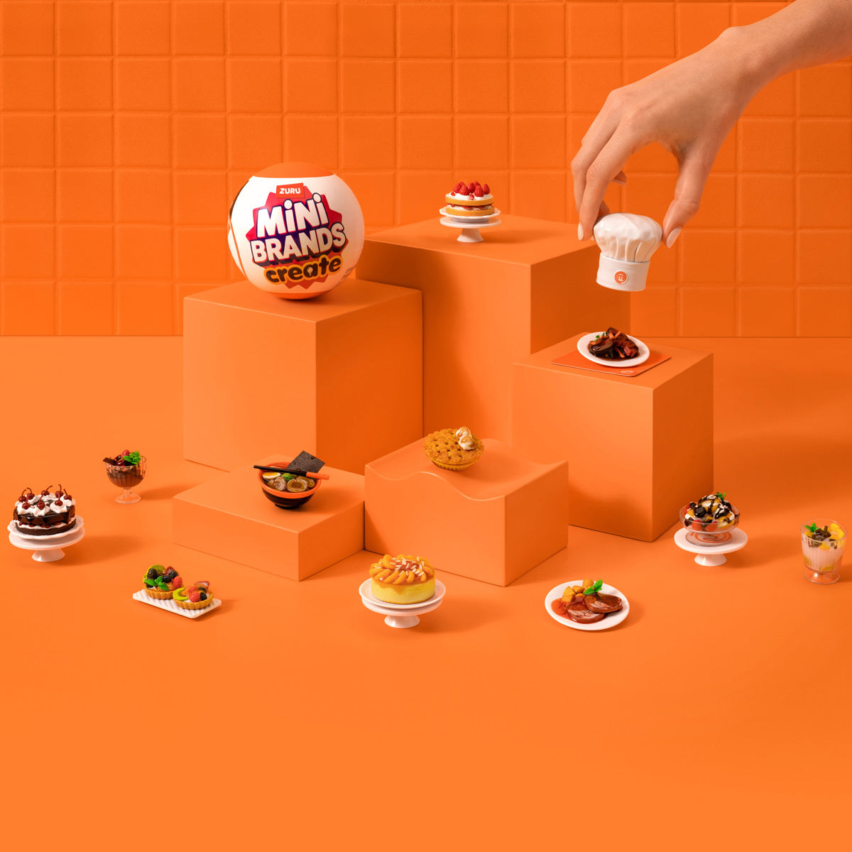 Mini Brands Create MasterChef Mystery Capsule by ZURU (Styles Vary)