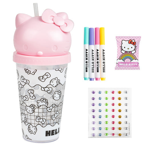 Hello Kitty Decorate Your Own Doodle Tumbler Craft Set