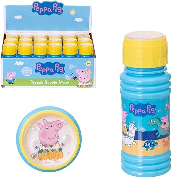 Peppa Pig Bubble Maze 59ml Bubble Solution Bottle