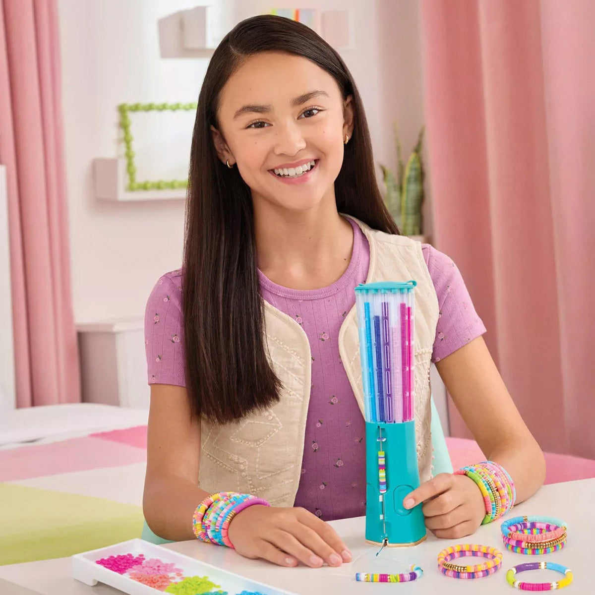 Make It Real Heishi Bracelet Maker Craft Set