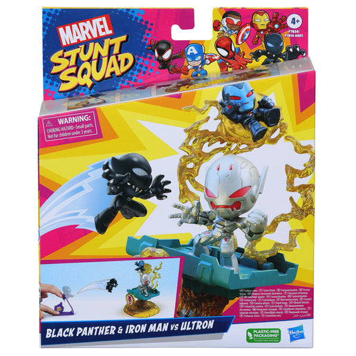Marvel Stunt Squad Villain Knockdown Playset with 3 Action Figures