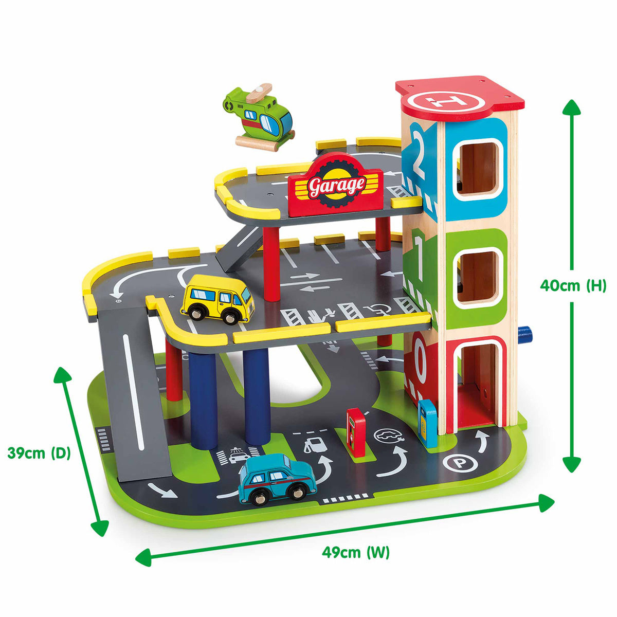 Early Learning Centre Wooden Garage Playset