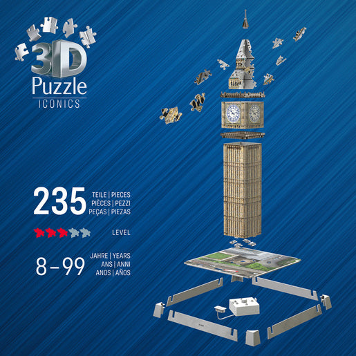 Ravensburger 3D Light Up Big Ben 235 Piece Puzzle