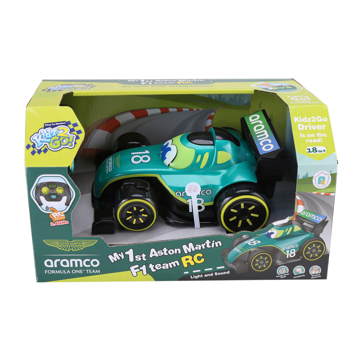 Kids 2 Go! My 1st Aston Martin F1 Team Remote Control Car