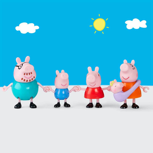 Peppa Pig Family Of Five Figure Pack with Evie