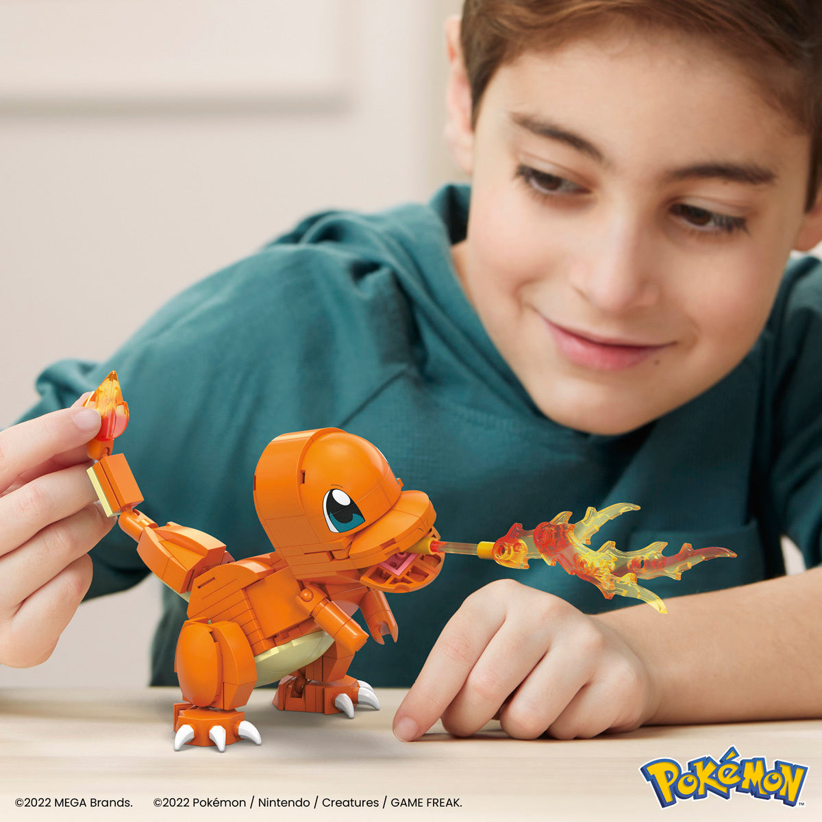 Pokemon Mega Charmander Build and Show Construction Set