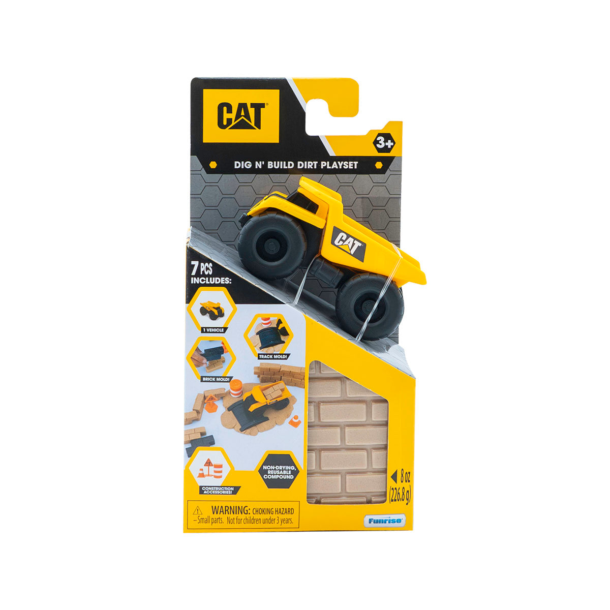 Cat Dig N’ Build Dirt Vehicles Playset