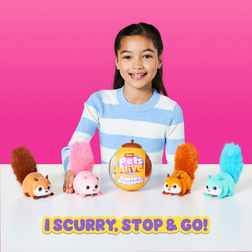 Pets Alive Scurry'n Squirrel Electronic Pet by ZURU (Styles Vary)