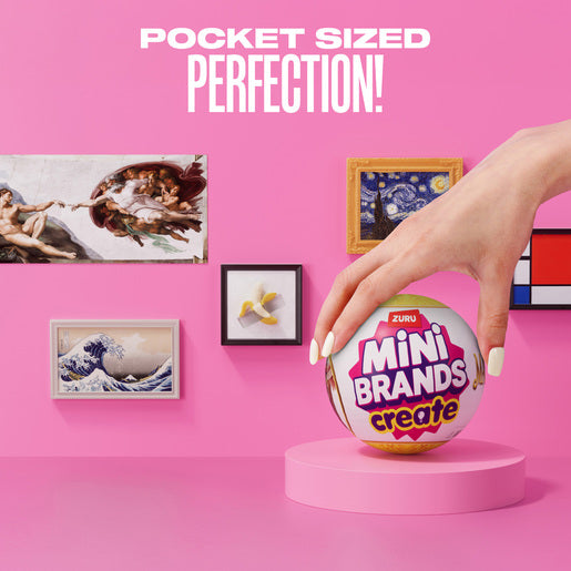 Mini Brands Create Mini Masterpieces Mystery Capsule by ZURU (Styles Vary)