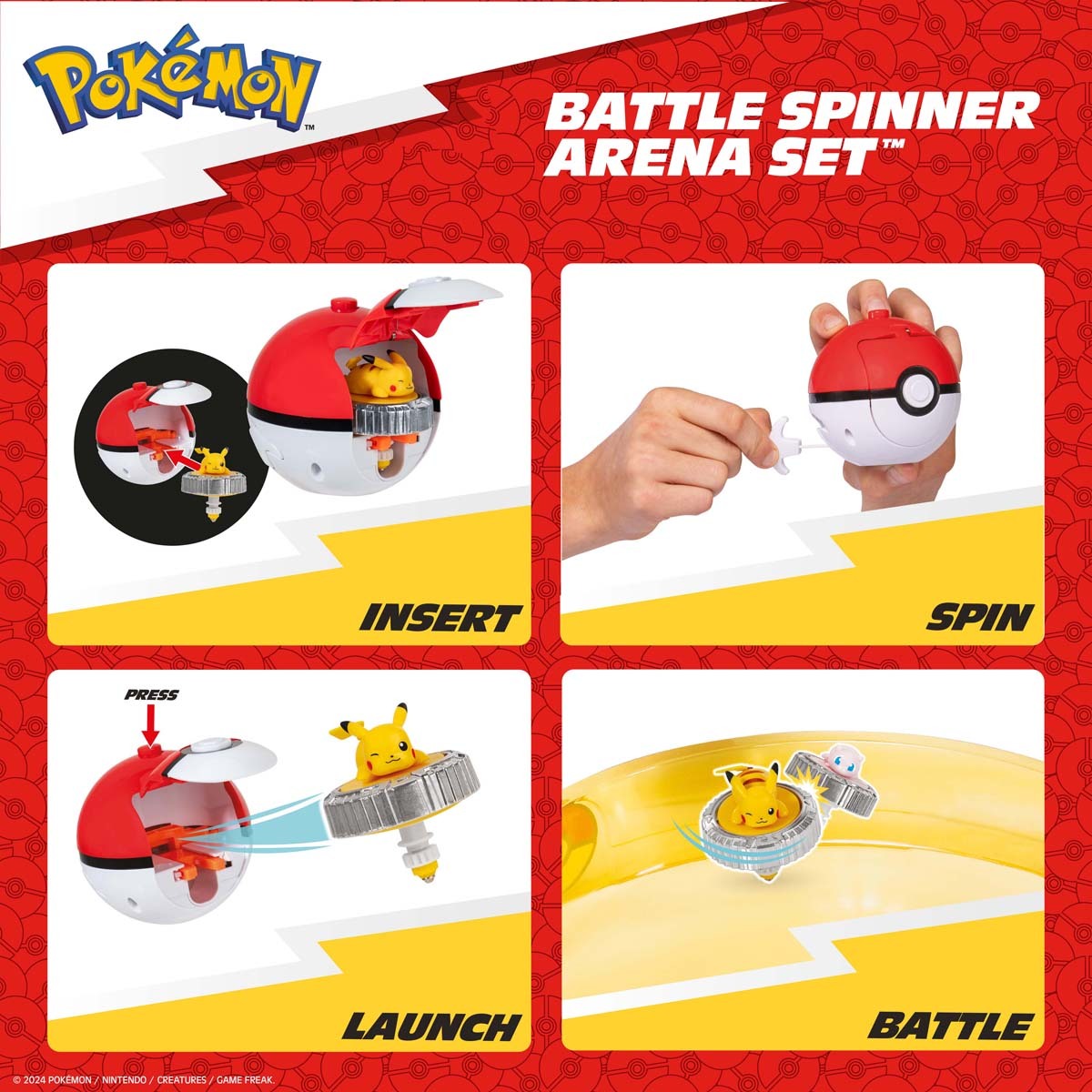 Pokemon Battle Spinner Arena Playset