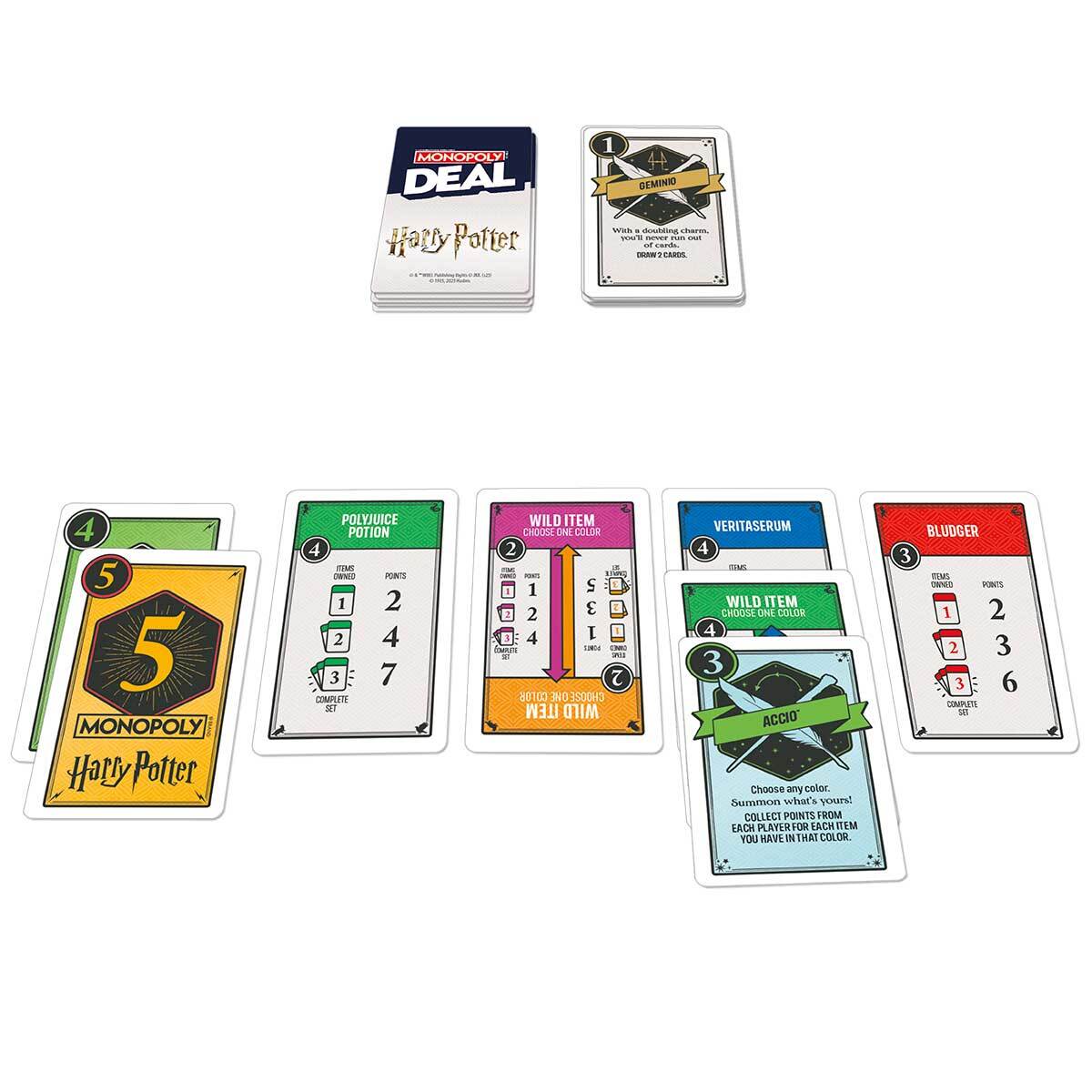 Monopoly Deal Harry Potter Card Game