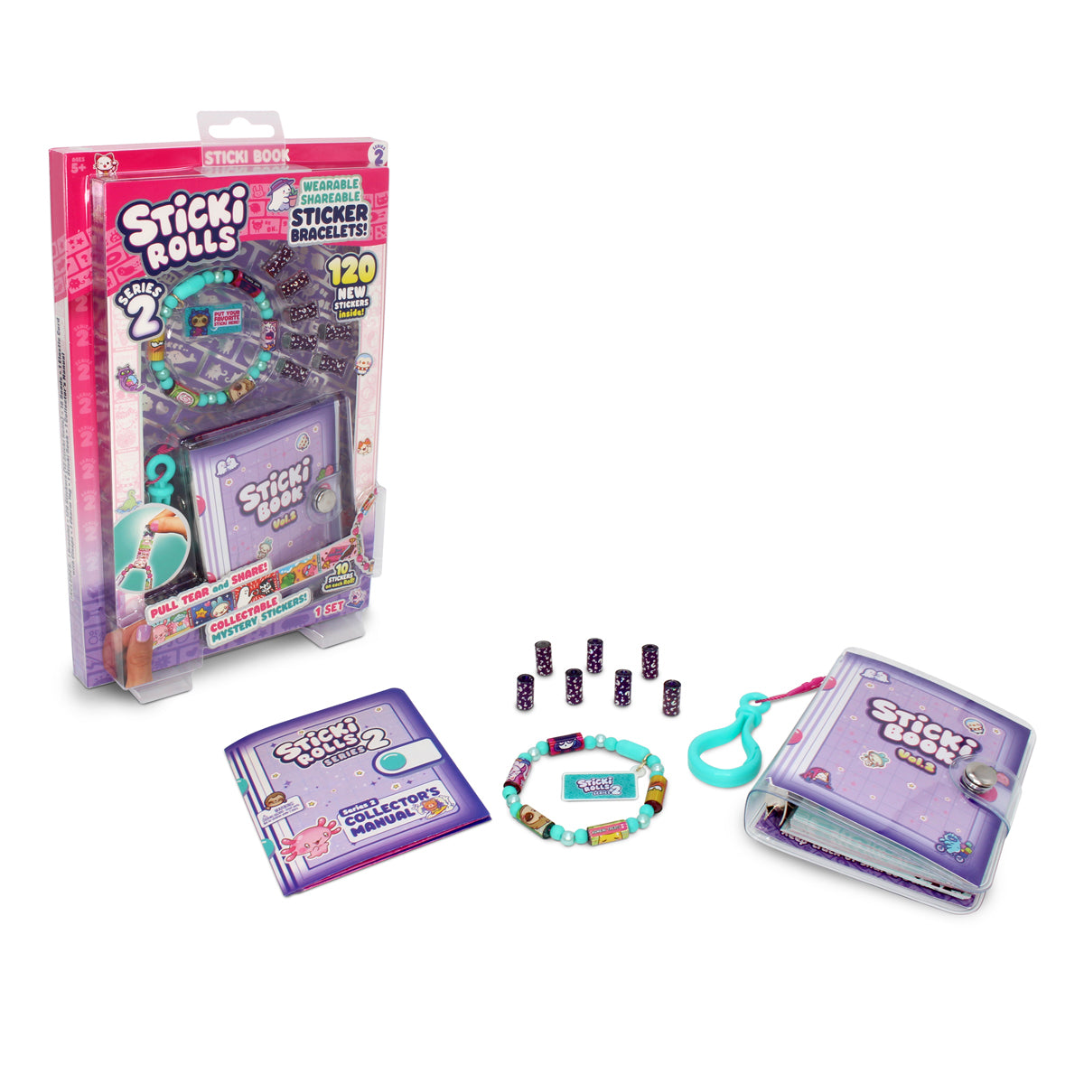 Sticki Rolls Sticki Series 2 Sticker Book Craft Set