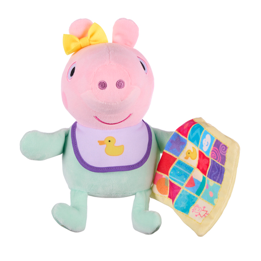 Peppa Pig Evie With Blanket Soft Toy