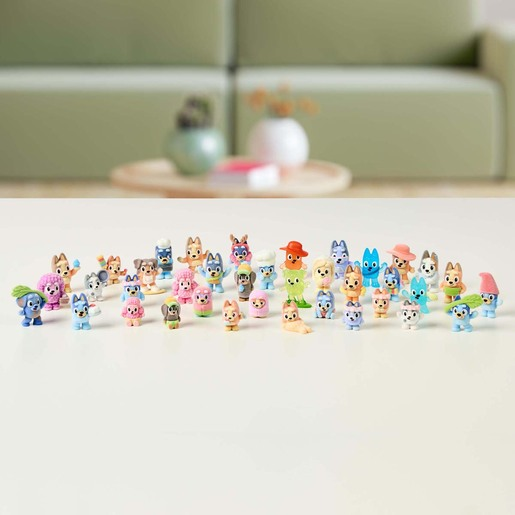 Bluey Fuzzies Figures Deluxe Pack