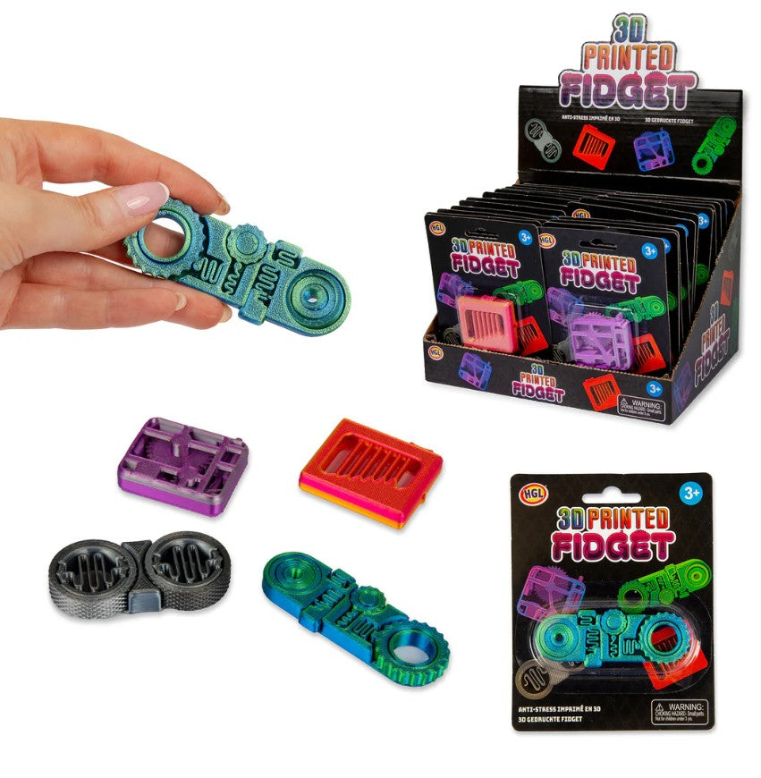 3D Printed Fidget Toy (Colour Vary)