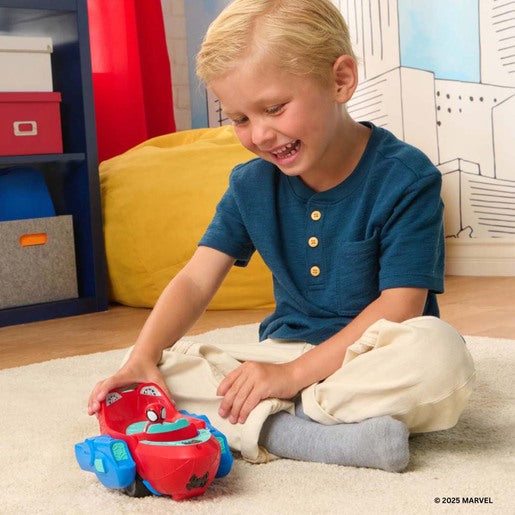 Spidey And His Amazing Friends Spidey Transforming Web-Wave Cruiser Playset