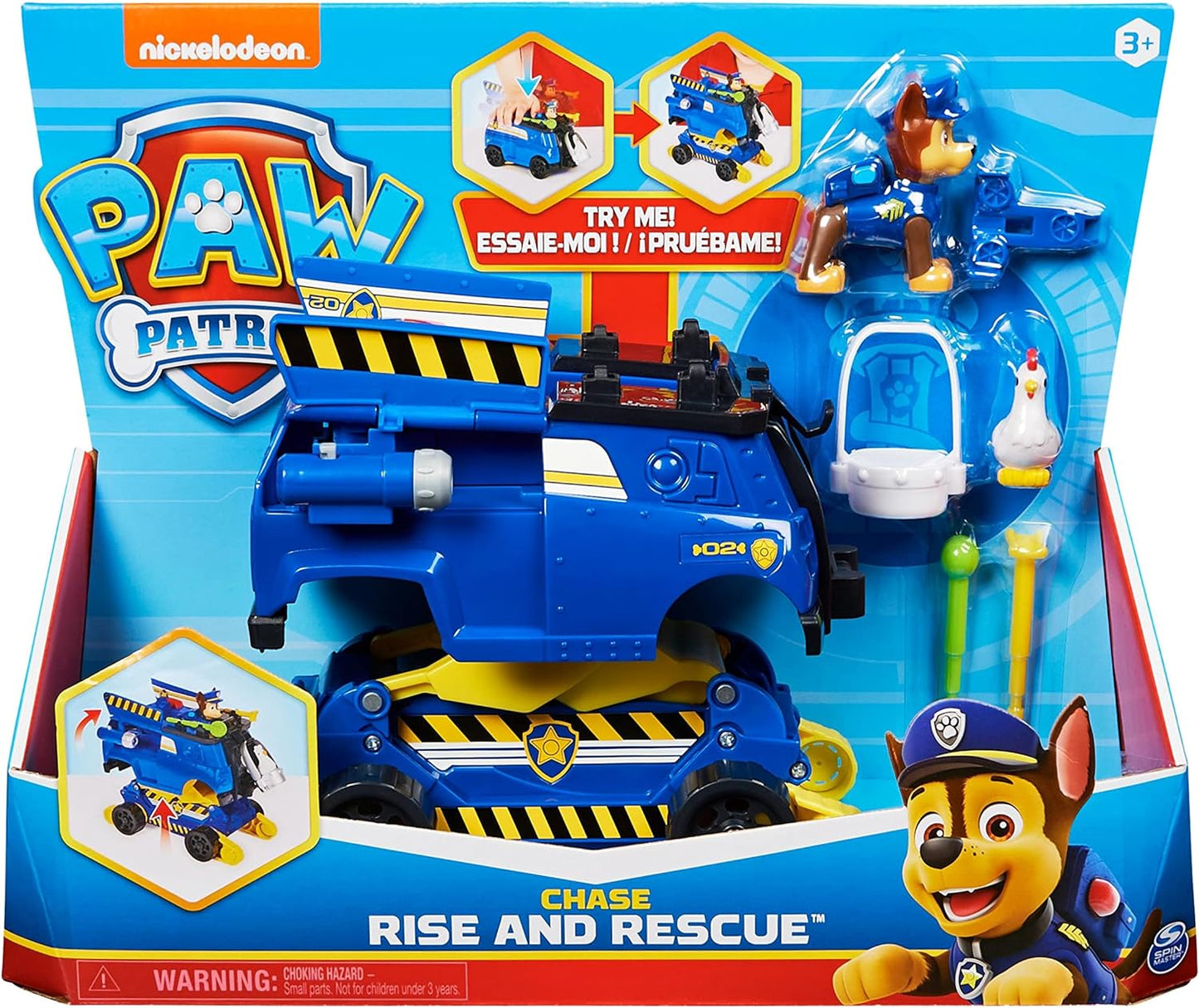 Paw Patrol Rise N Rescue Vehicle (Colours Vary)