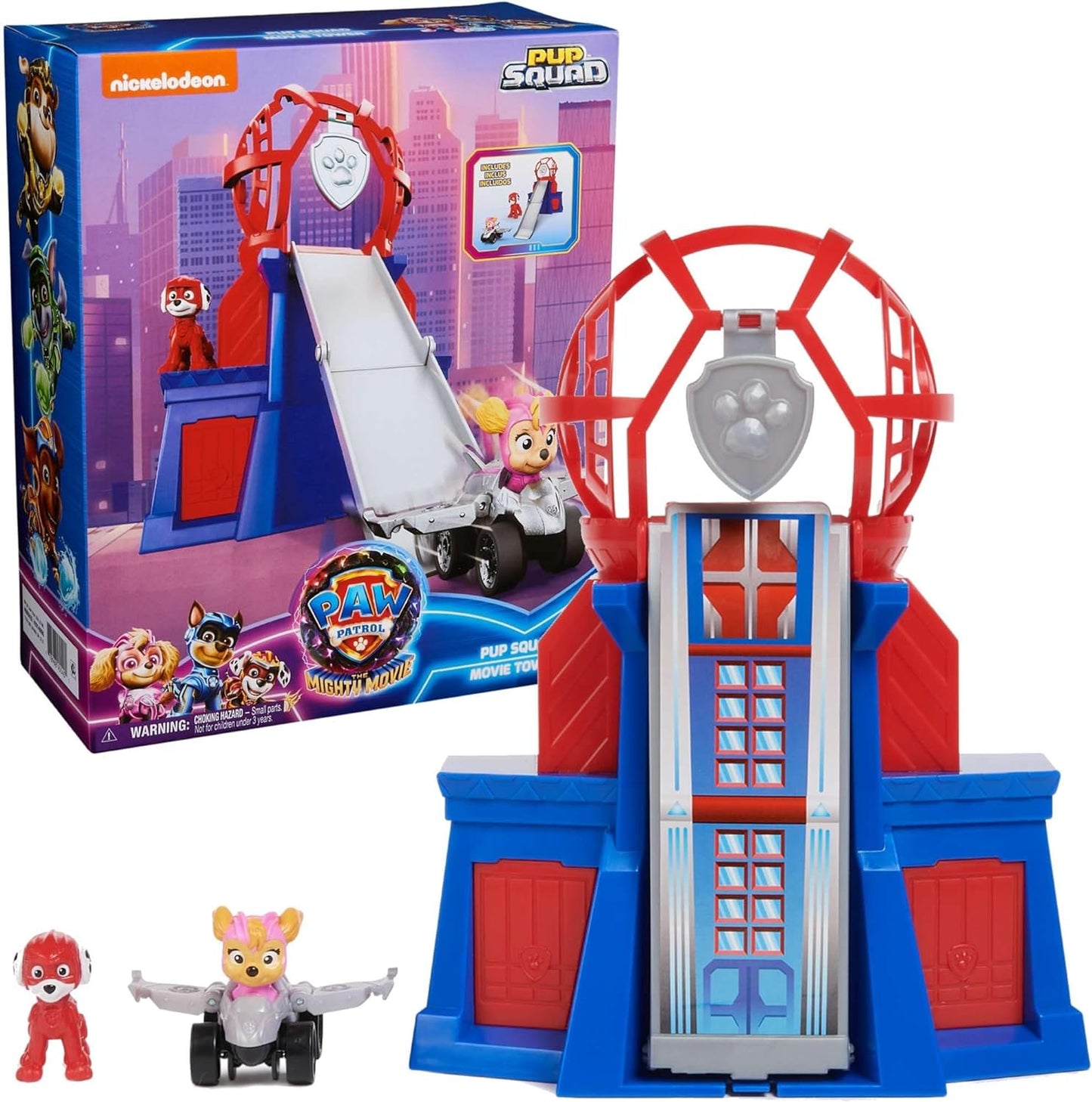 Paw Patrol - Pup Squad Movie Tower Playset